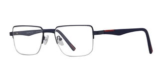 CARETTA CRTTA 7842-C.M118 Optik Genç,Yetişkin Erkek Köşeli Yarım Çerçeveli Metal - CARETTA (1)