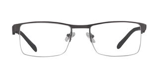 CARETTA CRTTA 7850-C.M02 Optik Genç,Yetişkin Erkek Köşeli Yarım Çerçeveli Metal 