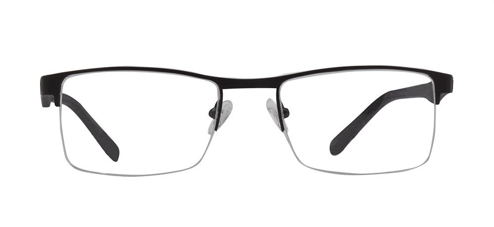 CARETTA CRTTA 7850-C.M06 Optik Genç,Yetişkin Erkek Köşeli Yarım Çerçeveli Metal - 1