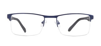 CARETTA CRTTA 7850-C.M118 Optik Genç,Yetişkin Erkek Köşeli Yarım Çerçeveli Metal - CARETTA