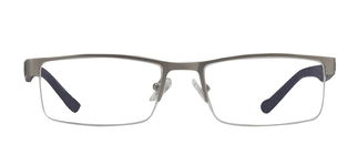 CARETTA CRTTA 7851-C.M01 Optik Genç,Yetişkin Erkek Köşeli Yarım Çerçeveli Metal - CARETTA