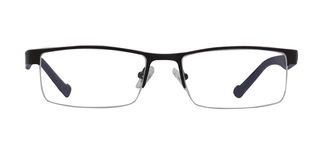 CARETTA CRTTA 7851-C.M06 Optik Genç,Yetişkin Erkek Köşeli Yarım Çerçeveli Metal - CARETTA