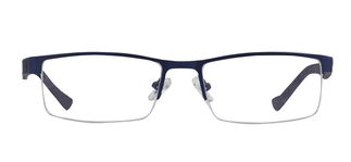 CARETTA CRTTA 7851-C.M118 Optik Genç,Yetişkin Erkek Köşeli Yarım Çerçeveli Metal - CARETTA