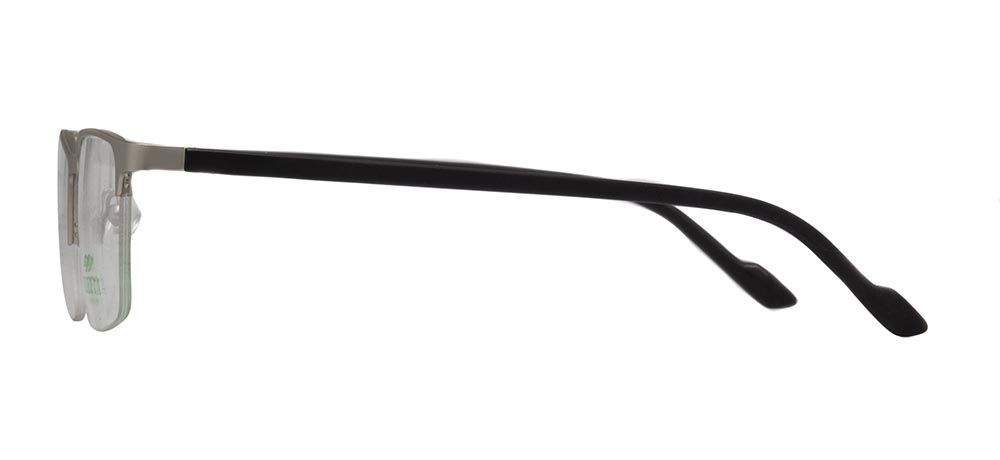 CARETTA CRTTA 7852-C.M01 Optik Genç,Yetişkin Erkek Köşeli Yarım Çerçeveli Metal - 3