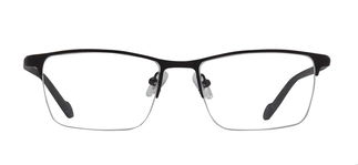 CARETTA CRTTA 7852-C.M06 Optik Genç,Yetişkin Erkek Köşeli Yarım Çerçeveli Metal - CARETTA