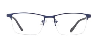 CARETTA CRTTA 7852-C.M118 Optik Genç,Yetişkin Erkek Köşeli Yarım Çerçeveli Metal - CARETTA