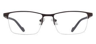CARETTA CRTTA 7852-C.M119 Optik Genç,Yetişkin Erkek Köşeli Yarım Çerçeveli Metal - CARETTA