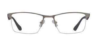 CARETTA CRTTA 7853-C.M01 Optik Genç,Yetişkin Erkek Köşeli Yarım Çerçeveli Metal - CARETTA