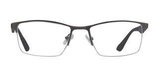 CARETTA CRTTA 7853-C.M02 Optik Genç,Yetişkin Erkek Köşeli Yarım Çerçeveli Metal 