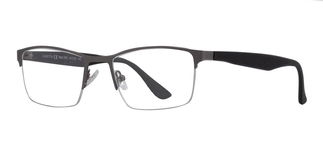 CARETTA CRTTA 7853-C.M02 Optik Genç,Yetişkin Erkek Köşeli Yarım Çerçeveli Metal - CARETTA (1)