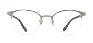 CARETTA CRTTA 7875-C.M01 Optik Genç Erkek,Kadın,Unisex Oval Yarım Çerçeveli Metal 