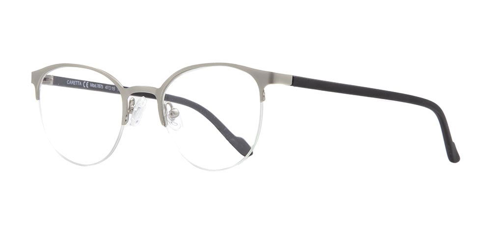 CARETTA CRTTA 7875-C.M01 Optik Genç Erkek,Kadın,Unisex Oval Yarım Çerçeveli Metal - 2