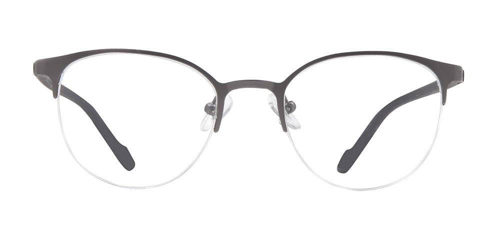 CARETTA CRTTA 7875-C.M02 Optik Genç Erkek,Kadın,Unisex Oval Yarım Çerçeveli Metal - 1