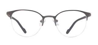 CARETTA CRTTA 7875-C.M02 Optik Genç Erkek,Kadın,Unisex Oval Yarım Çerçeveli Metal 