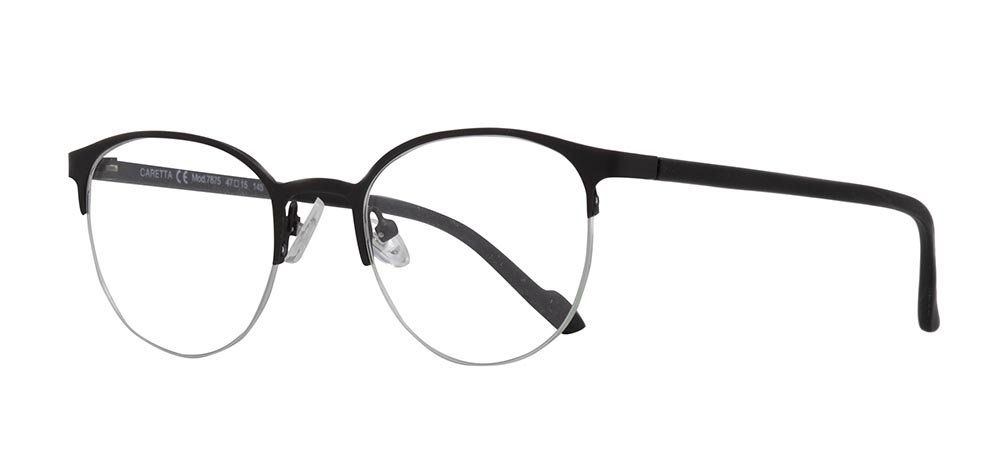CARETTA CRTTA 7875-C.M06 Optik Genç Erkek,Kadın,Unisex Oval Yarım Çerçeveli Metal - 2