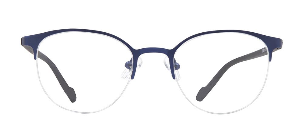 CARETTA CRTTA 7875-C.M118 Optik Genç Erkek,Kadın,Unisex Oval Yarım Çerçeveli Metal - 1