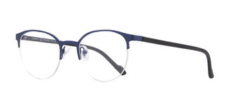 CARETTA CRTTA 7875-C.M118 Optik Genç Erkek,Kadın,Unisex Oval Yarım Çerçeveli Metal - CARETTA (1)