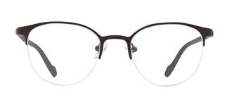 CARETTA CRTTA 7875-C.M119 Optik Genç Erkek,Kadın,Unisex Oval Yarım Çerçeveli Metal - CARETTA