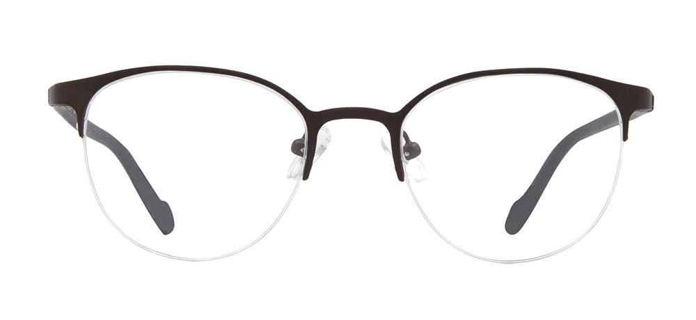 CARETTA CRTTA 7875-C.M119 Optik Genç Erkek,Kadın,Unisex Oval Yarım Çerçeveli Metal - 1