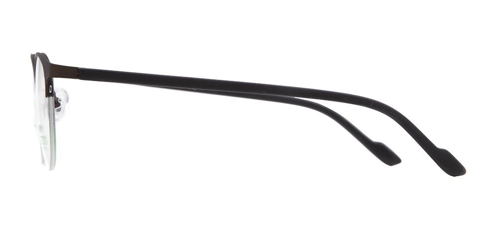 CARETTA CRTTA 7875-C.M119 Optik Genç Erkek,Kadın,Unisex Oval Yarım Çerçeveli Metal - 3