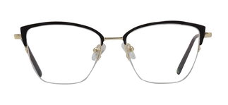 CARETTA CRTTA 7876-C.0603 Optik Genç Kadın Geometrik Yarım Çerçeveli Metal - CARETTA