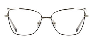 CARETTA CRTTA 7878-C.0601 Optik Genç Kadın Geometrik Çerçeveli Metal - CARETTA