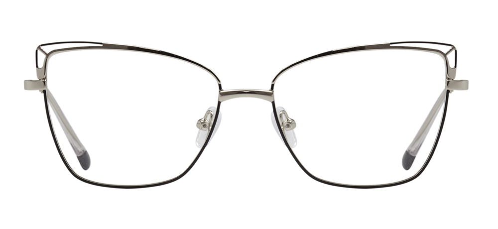 CARETTA CRTTA 7878-C.0601 Optik Genç Kadın Geometrik Çerçeveli Metal - 1