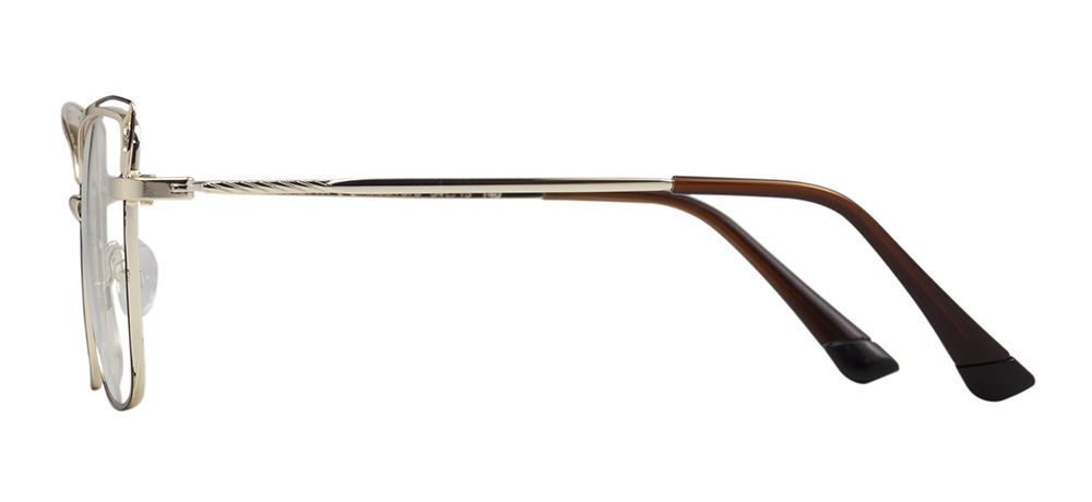 CARETTA CRTTA 7878-C.0603 Optik Genç Kadın Geometrik Çerçeveli Metal - 3