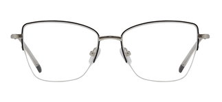 CARETTA CRTTA 7879-C.0601 Optik Genç Kadın Köşeli Yarım Çerçeveli Metal - CARETTA