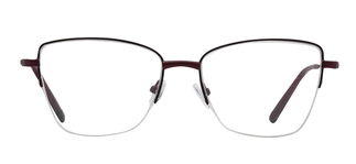 CARETTA CRTTA 7879-C.M0615 Optik Genç Kadın Köşeli Yarım Çerçeveli Metal - CARETTA