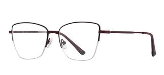 CARETTA CRTTA 7879-C.M0615 Optik Genç Kadın Köşeli Yarım Çerçeveli Metal - CARETTA (1)