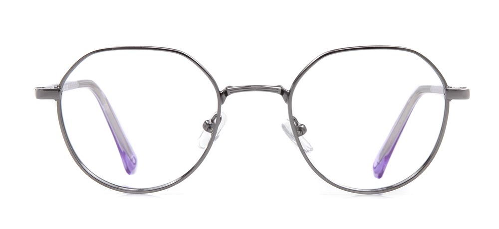 CARETTA CRTTA 7884-C.02 Optik Genç Kadın Geometrik Çerçeveli Metal - 1