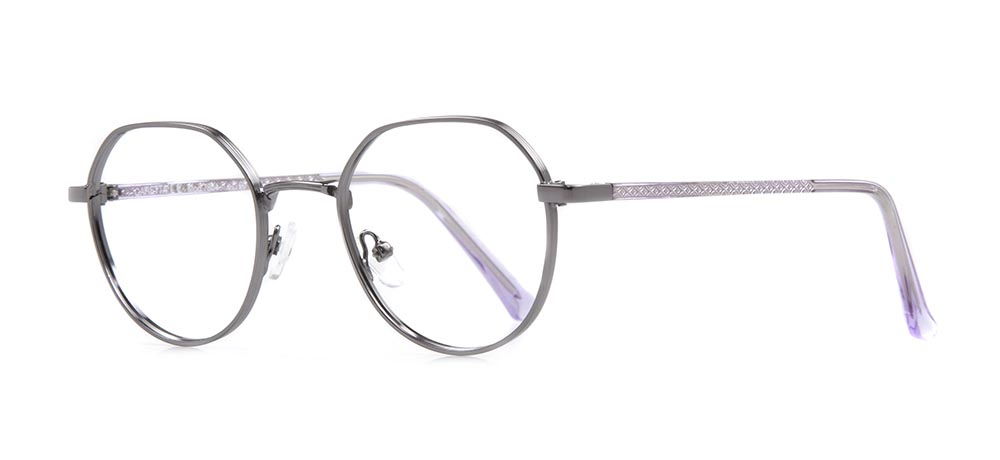 CARETTA CRTTA 7884-C.02 Optik Genç Kadın Geometrik Çerçeveli Metal - 2