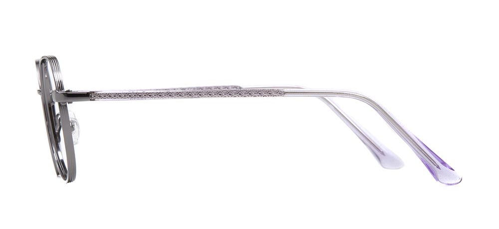 CARETTA CRTTA 7884-C.02 Optik Genç Kadın Geometrik Çerçeveli Metal - 3