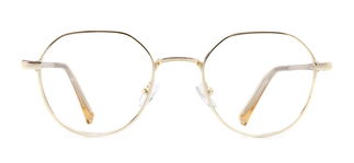 CARETTA CRTTA 7884-C.03 Optik Genç Kadın Gold Çerçeveli Metal - CARETTA