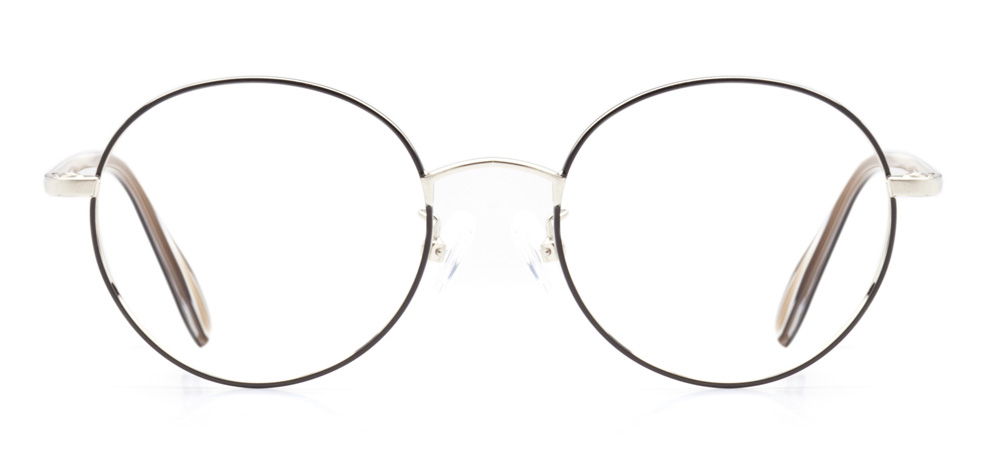 CARETTA CRTTA MTL 7531-C.01 Optik Genç Erkek,Kadın,Unisex Yuvarlak Çerçeveli Metal - 1