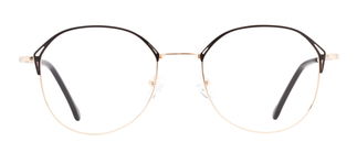 CARETTA CRTTA MTL 7535-C.01 Optik Genç Kadın Oval Çerçeveli Metal - CARETTA