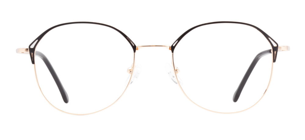 CARETTA CRTTA MTL 7535-C.01 Optik Genç Kadın Oval Çerçeveli Metal - 1