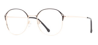 CARETTA CRTTA MTL 7535-C.01 Optik Genç Kadın Oval Çerçeveli Metal - CARETTA (1)