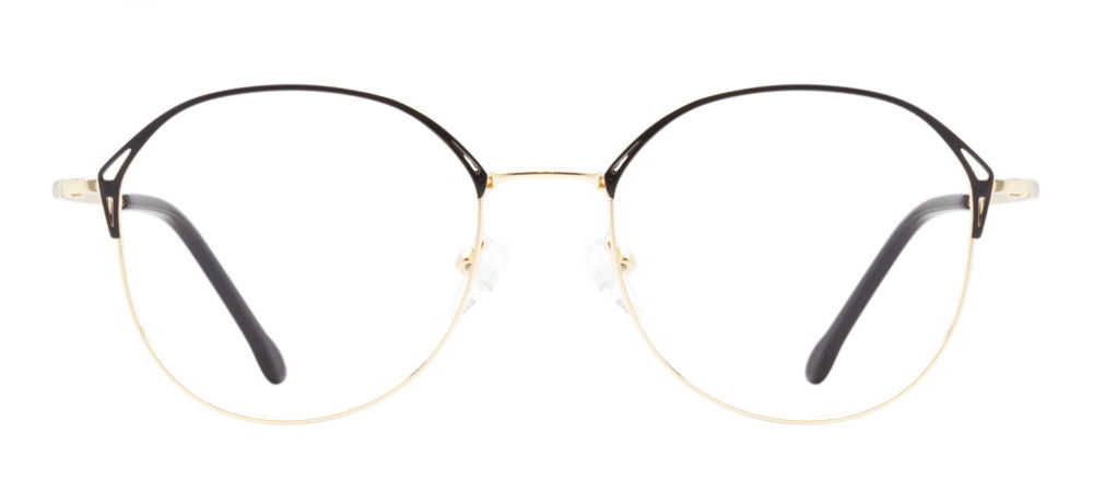 CARETTA CRTTA MTL 7535-C.02 Optik Genç Kadın Oval Çerçeveli Metal - 1