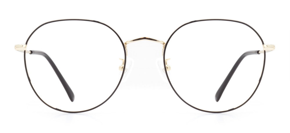 CARETTA CRTTA MTL 7536-C.02 Optik Genç,Yetişkin Erkek,Kadın,Unisex Köşeli Çerçeveli Metal - 1