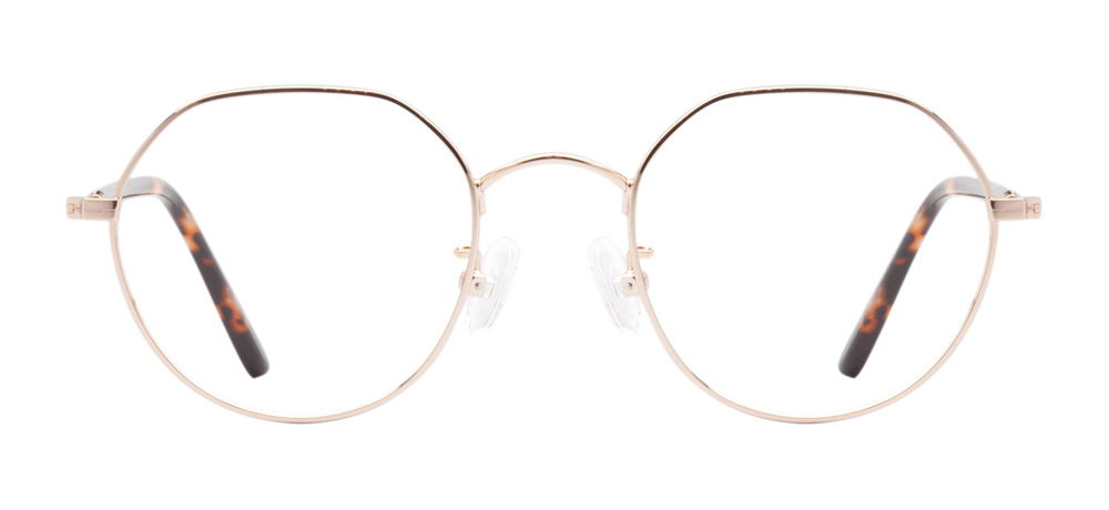 CARETTA CRTTA MTL 7538-C.01 Optik Genç,Yetişkin Erkek,Kadın,Unisex Köseli Çerçeveli Metal - 1