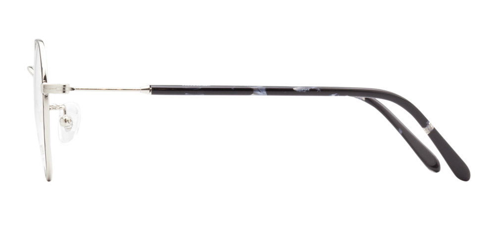 CARETTA CRTTA MTL 7538-C.03 Optik Genç,Yetişkin Erkek,Kadın,Unisex Köşeli Çerçeveli Metal - 3