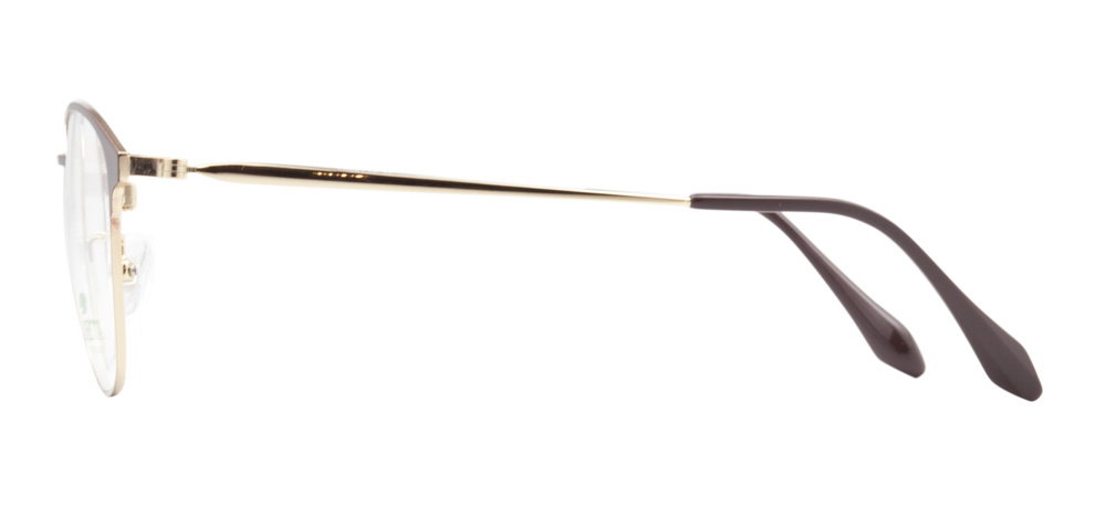 CARETTA CRTTA MTL 7541-C.02 Optik Genç Erkek,Kadın,Unisex Oval Çerçeveli Metal - 3