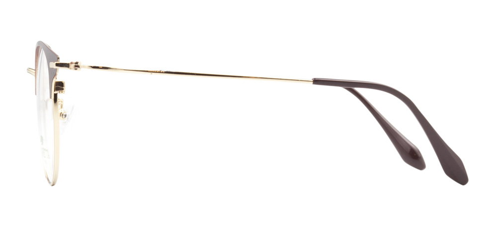 CARETTA CRTTA MTL 7542-C.02 Optik Genç Erkek,Kadın,Unisex Oval Çerçeveli Metal - 3