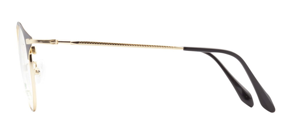 CARETTA CRTTA MTL 7543-C.01 Optik Genç Erkek,Kadın,Unisex Oval Çerçeveli Metal - 3