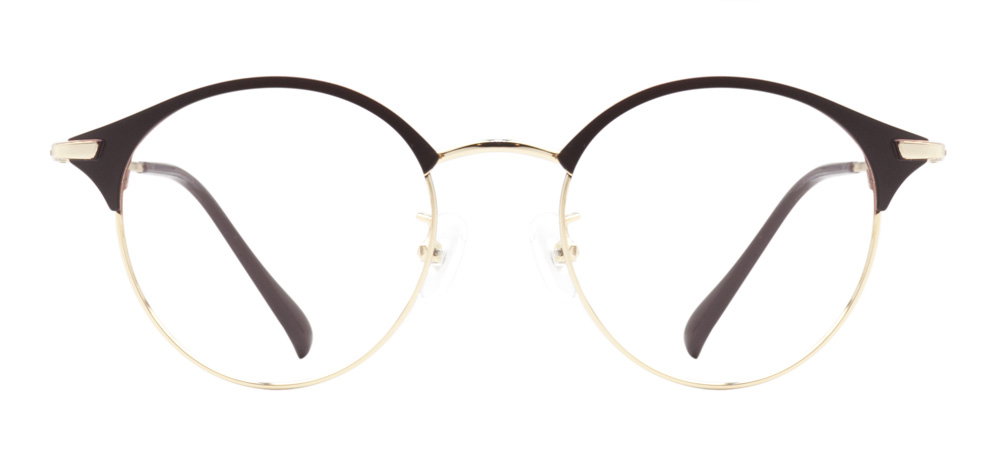 CARETTA CRTTA MTL 7543-C.02 Optik Genç Erkek,Kadın,Unisex Oval Çerçeveli Metal - 1
