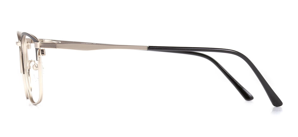 CARETTA CRTTA MTL 7544-C.02 Optik Genç Erkek,Kadın,Unisex Köşeli Çerçeveli Metal - 3