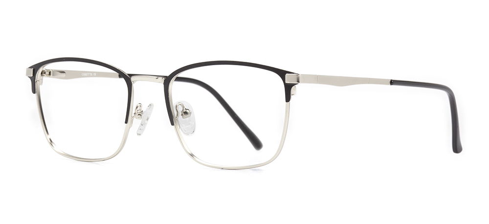 CARETTA CRTTA MTL 7544-C.03 Optik Genç Erkek,Kadın,Unisex Köseli Çerçeveli Metal - 2