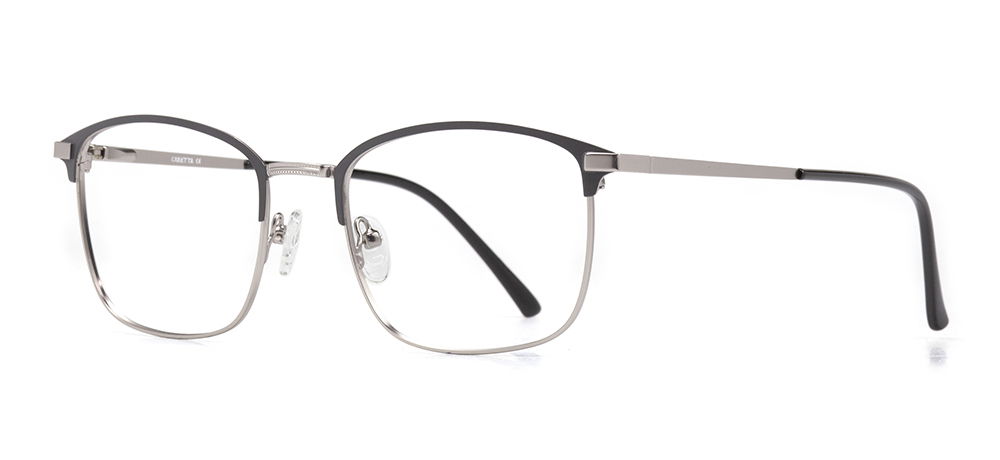 CARETTA CRTTA MTL 7545-C.01 Optik Genç Erkek,Kadın,Unisex Köşeli Çerçeveli Metal - 2